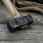 Hand-Forged Double Blacksmith's Hammer, 1 kg (2.2 lbs)