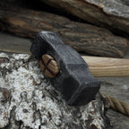 Hand-Forged Double Blacksmith's Hammer, 1 kg (2.2 lbs)