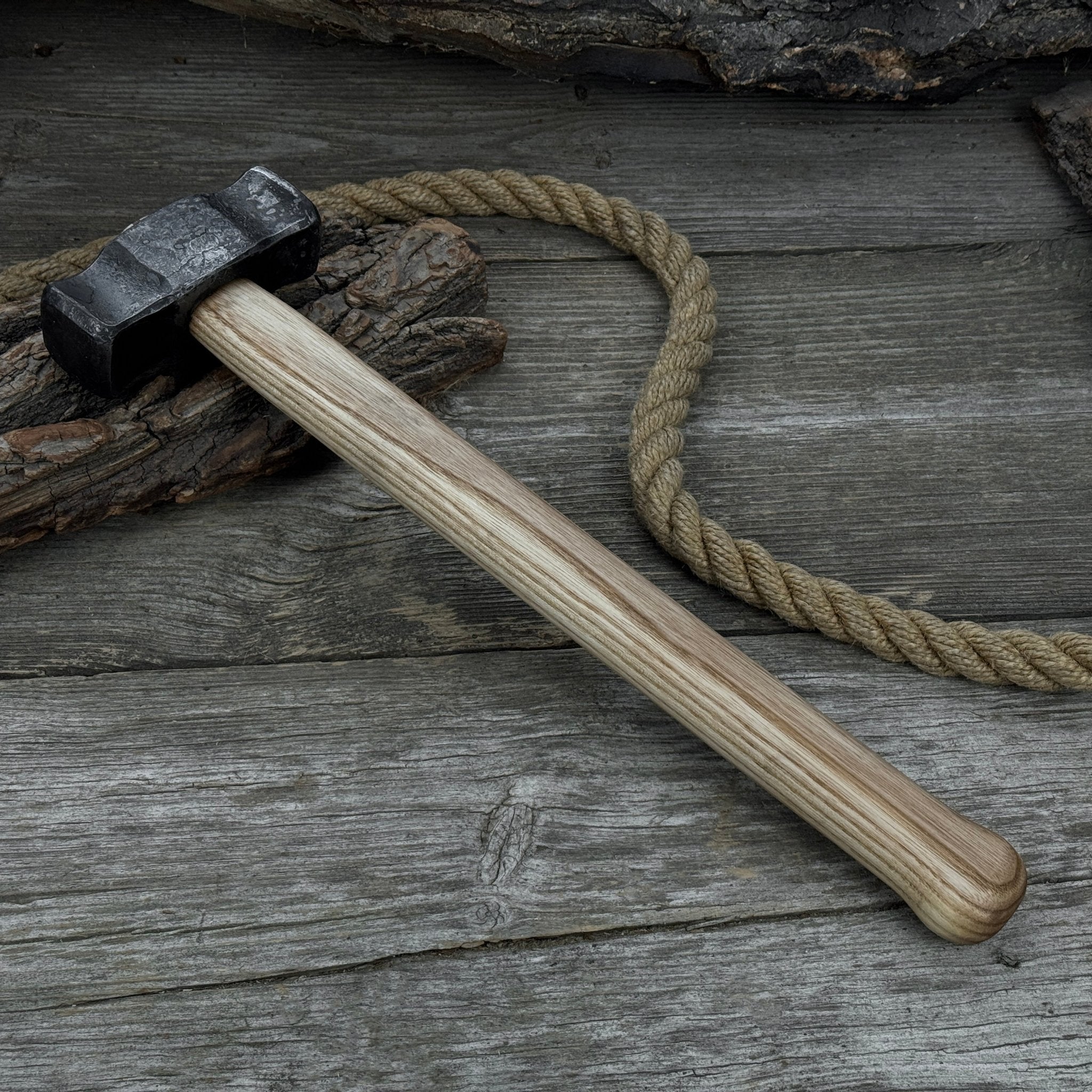 Hand-Forged Double Blacksmith's Hammer, 1 kg (2.2 lbs)