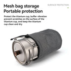 Ultralight Titanium Camping Mug 750 ml