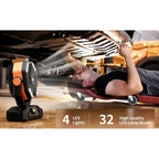Rechargeable Portable Fan, 8 Speed, 4 LED Lantern, 20000mAh Battery
